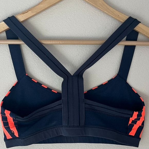 Lululemon Sports Bra Navy and Orange Size Small (4-6) - Picture 3 of 3